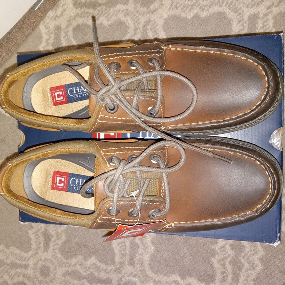 Chaps Eugene Brown/Tan Mens Shoes Size 8 - Picture 7 of 7